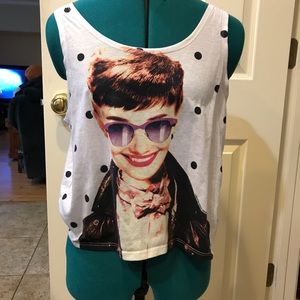 Audrey Hepburn Polka Dot Tank Top